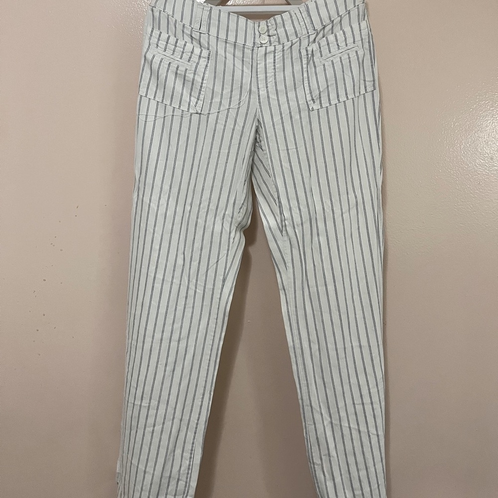 Long striped flowy pants